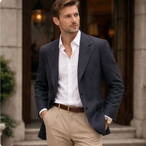 Vintage Loro Piana 100% Cashmere Blazer Jacket Old Money Quite Luxury Timeless